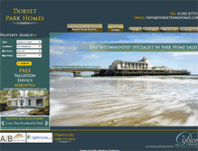 Tablet Screenshot of dorsetparkhomes.com